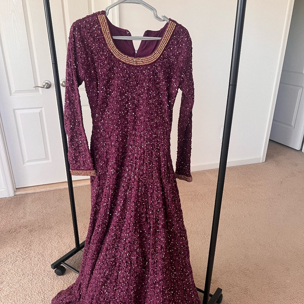 Indian Formal Glitzy Anarkali Gown